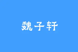 魏子轩