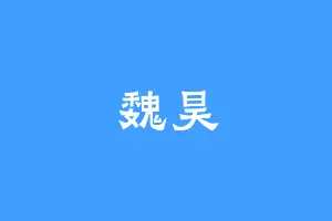 魏昊