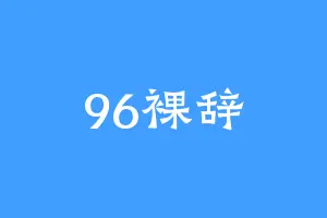 96裸辞