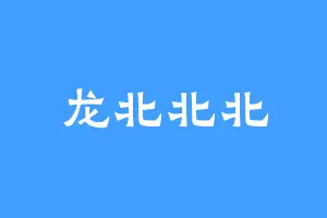 龙北北北