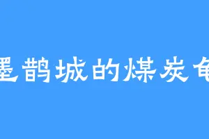 墨鹊城的煤炭龟