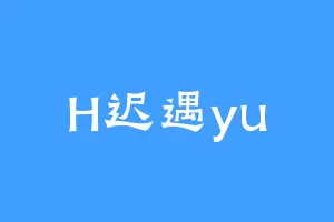 H迟遇yu
