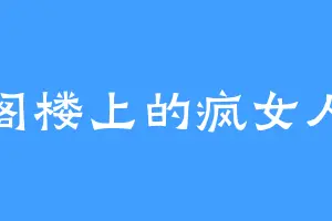 阁楼上的疯女人