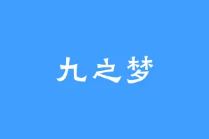 九之梦