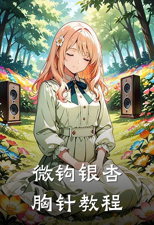 微钩银杏胸针教程